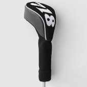 Gebiedscode 718 (New York City) Golfheadcover (Schuin)
