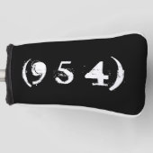 Gebiedscode 954 golfheadcover (Voorkant)
