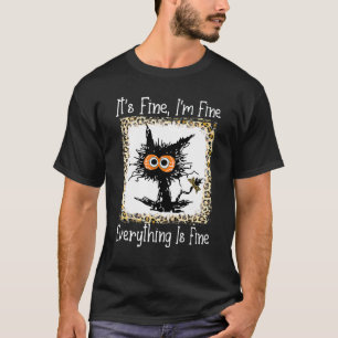 Gebleekte Basketbal Moeder Wanordelijke Kat Softba T-shirt
