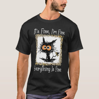 Gebleekte Basketbal Moeder Wanordelijke Kat Softba T-shirt