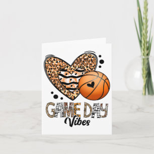 Gebleekte Sketll Game Day Vibes Sketll Moeder Game Kaart
