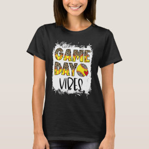 Gebleekte Softbal Speldag Sfeer Softbal Seizoen O T-shirt