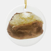 Gebleken aardappel keramisch ornament (Voorkant)