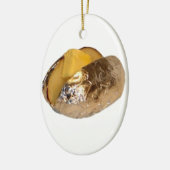 Gebleken aardappel keramisch ornament (Links)