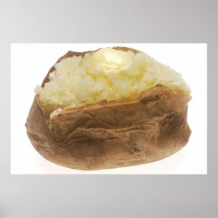 Gebleken aardappel poster