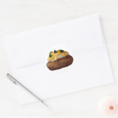 Gebleken aardappel ronde sticker (Envelop)