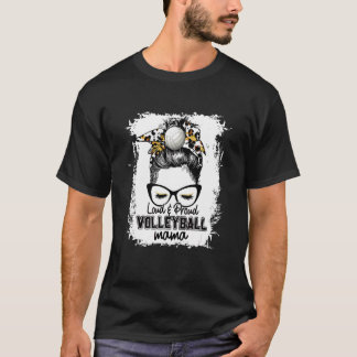Gebleken volleybal mama Life Game Da T-shirt