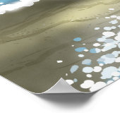 Gebleken walvisafdrukken poster (Hoek)