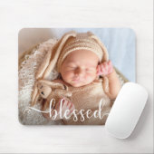 Geblesseerd Script Baby Foto Muismat (Met muis)