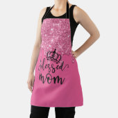Geblesserde Moeder Roze Glitterende Schort (Insitu)