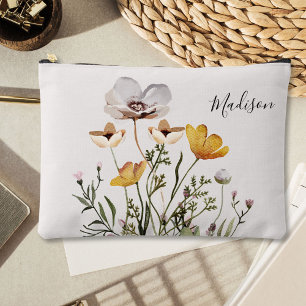 Geblindeerde gedroogde boeket van wilde bloemen etui