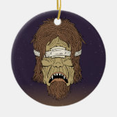 Geblindeerde polyfeus keramisch ornament (Voorkant)