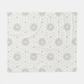 Gebloemd Fleece Deken (Voorkant (Horizontaal))