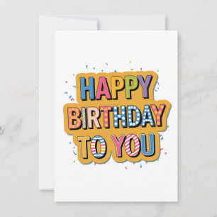 Gebloemd Gefeliciteerd Verjaardag Kaart