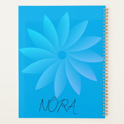 Gebloemd Gepersonaliseerd Planner (Achterkant)