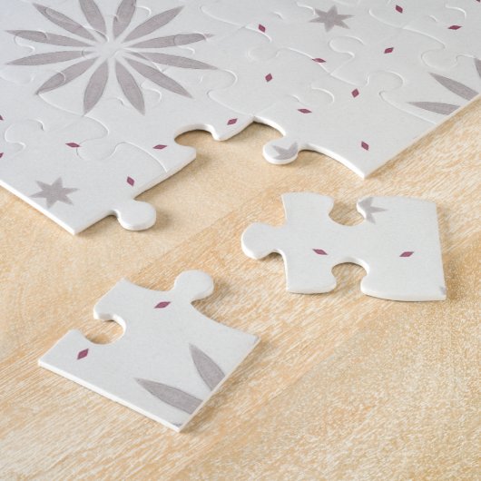 Gebloemd Legpuzzel (Zijkant)