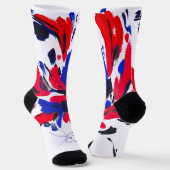 Gebloemde bloem sokken (Gebogen)