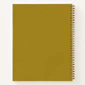 Gebloemde geruite patroon - Nr. 02 Notitieboek (Achterkant)