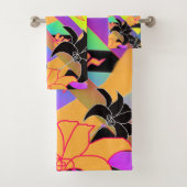 Gebloemde Patronen Bad Handdoek (Insitu)