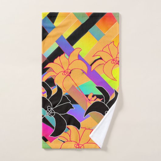 Gebloemde Patronen Bad Handdoek (Handdoek)