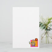 geblokkeerd briefpapier (Staand voorkant)