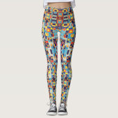 geblokkeerd leggings (Voorkant)