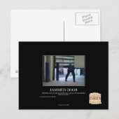 Geblokkeerde Deur Briefkaart (Voorkant / Achterkant)