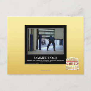 Geblokkeerde Deur Briefkaart