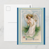  gebluste paasgroeten Angel Briefkaart (Voorkant / Achterkant)
