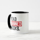 Geboden boeken lezen mok (Voorkant links)