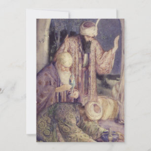 Geboden door drie koningen kerstmis feestdagenkaart