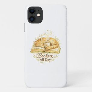 Geboekt voor de hele dag Waterverf van knusse ka iPhone 11 Hoesje