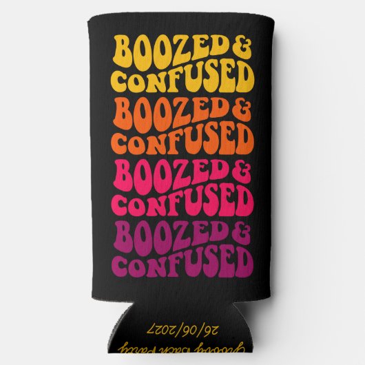 Geboekte samengevoegde Groovy Bachelorette Party - (Achterkant)