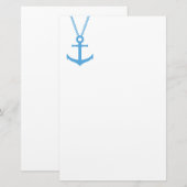 gebogen anker briefpapier (Voorkant / Achterkant)