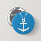 gebogen anker ronde button 5,7 cm (Voorkant /achterkant)