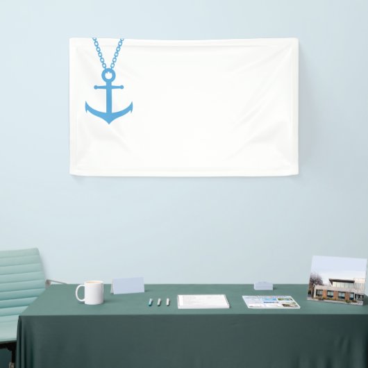 gebogen anker spandoek (Beurs)