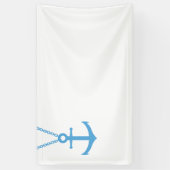 gebogen anker spandoek (Verticaal)