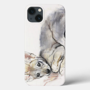 gebogen Arabische Wolf Pup 2009 iPhone 13 Hoesje