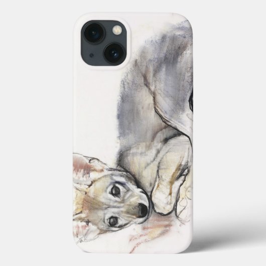 gebogen Arabische Wolf Pup 2009 Case-Mate iPhone Case (Achterkant)