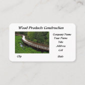 Gebogen brug visitekaartje (Voorkant)