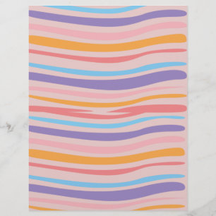 Gebogen Gelijnd Scrapbook Papier