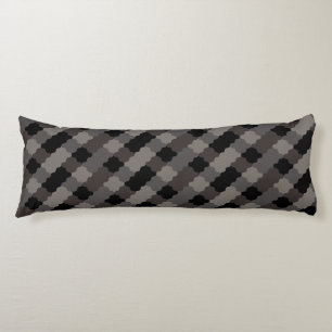 Gebogen geometrisch tegelpatroon body pillow lichaamskussen