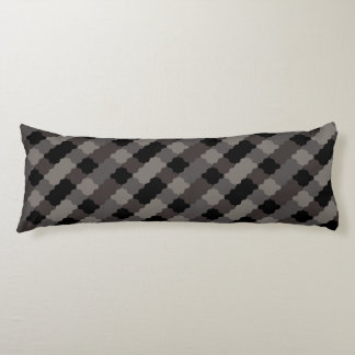 Gebogen geometrisch tegelpatroon body pillow lichaamskussen