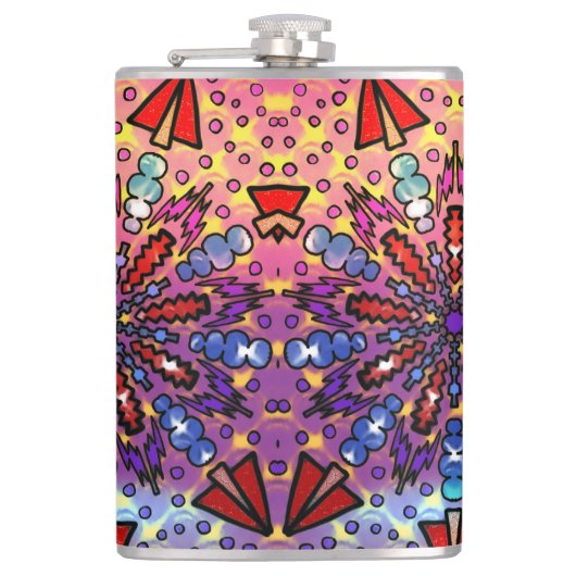 gebogen heupfles (Voorkant)