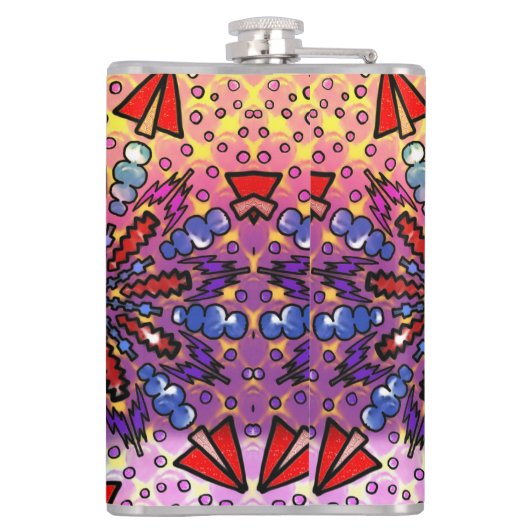 gebogen heupfles (Achterkant)