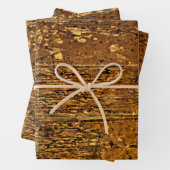 gebogen houten paneel inpakpapier vel (In situ)