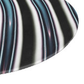 gebogen lijnen sluiten een fractal op snijplank (Hoek)