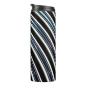 gebogen lijnen sluiten een fractal op thermosbeker (Geroteerd rechts)