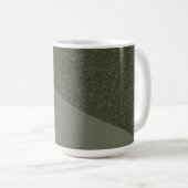 Gebogen mos groene textuur Mok (Voorkant rechts)