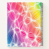 gebogen regenbooglijnen notitieboek (Achterkant)